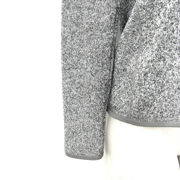 Patagonia Better Sweater Women’s Quarter Zip Grey Pull Over Sweater Size XS - Picture 7 of 12